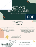 Piutang (Receivable) : Alya Talitha Agung Ramadhani - 205020307111060