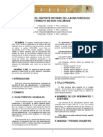 Formato de Informe IEEE