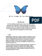 Analisis en El Tiempo de Las Mariposas