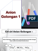 Bahan Ajar Analisis Anion Golongan 1 Bagian 1