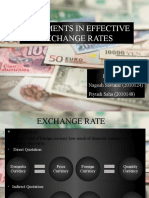 Movements in Effective Exchange Rates