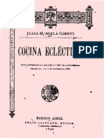 Cocina Ecléctica - Juana Manuela Gorriti