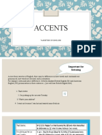 Accents: Varieties of English