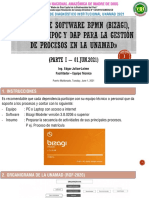 Taller de Software BPMN (Bizagi), Diagrama SIPOC y DAP para La Gestión de Procesos en La UNAMAD (I PARTE)