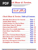 04 - (Beams) (5) Design of Beams Due To Shear & Torsion.