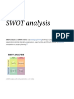 SWOT Analysis - Wikipedia