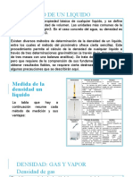 DENSIDAD DE UN LIQUIDO - DENSIDAD GAS Y VAPOR