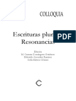 Colloquia Resonancias