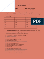 Worksheet Q1 Week 7 Mental Health and Well-Being in Middle and Late Adolescence