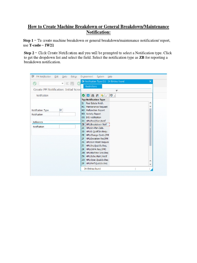 PM Breakdown Maintaince | PDF | Computers