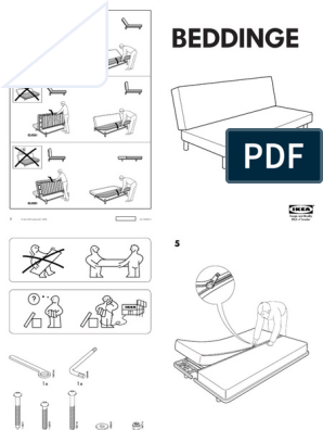 Laatste jaloezie Executie IKEA - Beddinge Slaapbank | PDF