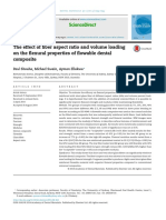 The Effect of Fiber Aspect Ratio and Loading On The Exural Properties of Owable Dental Composite