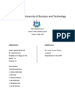 Bangladesh University of Business and Technology: Database System