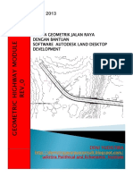 Desain Geometrik Jalan Dengan Bantuan Software Land Desktop Development 1