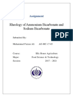 Faizan Assignment Calcium Bicarbonate and Ammonium Bicarbonate Leavening Agent in Biscuits