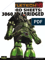 BattleTech - Record Sheets 3060 Unabridged