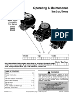 Operating & Maintenance Instructions: Model Series Covered in This Manual
