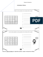 Actividades 3° Básico Semana 23 Marzo