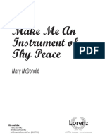 Make Me An Instrument of Thy Peace (SATB) by Mary McDonald
