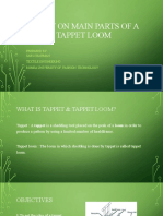 1.main Parts of Tappet Loom