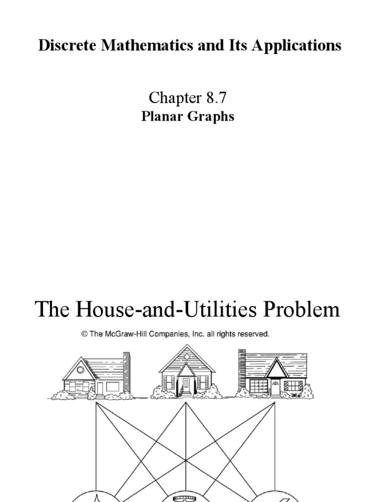 Discrete Mathematics and Its Applications: Planar Graphs | PDF | Graph ...