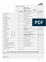 Front End Loader Pre-Use Inspection Checklist