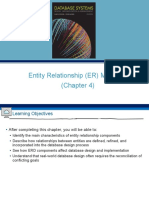 Entity Relationship (ER) Modeling (Chapter 4)