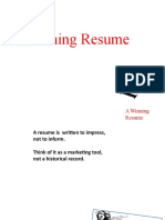 CH 09 - Preparing A Winning Resume