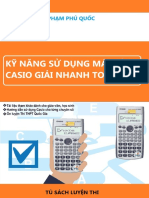 Kỹ năng cơ bản sử dụng máy tính cầm tay Casio giải nhanh Toán 10 - Phạm Phú Quốc