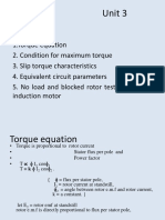 Slip Torque Characteristics of Induction Motor-converted