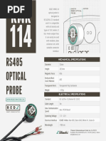 RS485 Optical Probe: Diameter Height: Magnetic Force: Body and Back Cover Material: Transparent Parts: Weight