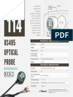 RS485 Optical Probe: Diameter Height: Magnetic Force: Body and Back Cover Material: Transparent Parts: Weight