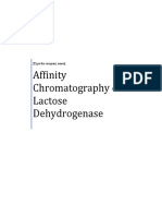 Affinity Chromatography of Lactase Dehydrogenase