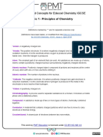 Definitions - Topic 1 Principles of Chemistry - Edexcel Chemistry IGCSE