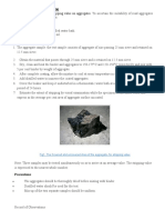 Experiment No:-CVE-426-P-06 Object: - To Determine The Stripping Value On Aggregates. Apparatus