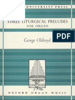 Oldroyd - Three Liturgical Preludes