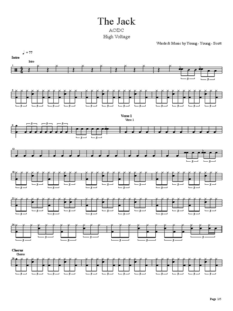 ACDC - The Jack (Ver 2 by Total13) | PDF