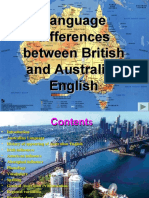 Language Differences Between British and Australian English