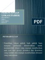 Perencanaan Lokasi Pabrik