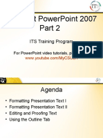 PowerPoint Tutorials - Formatting Presentations