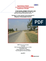 Feasibility Study Report - Upgrading of Birgunj-Narayanghat Section