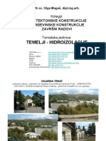 TEMELJI, HIDROIZOL