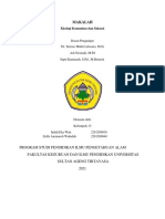 Makalah: Dosen Pengampu: Dr. Suroso Mukti Leksono, M.Si Adi Nestiadi, M.PD Septi Kurniasih, S.PD., M.Biotech