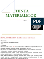 Stiinta Materialelor-Cursul 1