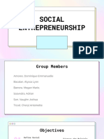 On Social Entrepreneurship