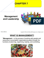 Ch7 - Management and Leadership