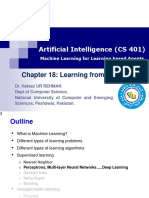 LECTURE SET 07 - Machine Learning For Artificial Intelligence