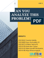 Problem Analysis - Group 9 (I)
