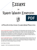 Emerson - All essays