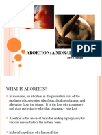 ABORTION: A MORAL ISSUE EXPLAINED
